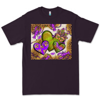 Plum mardi gras hearts tumbler bbs Premium Tee - BundleAndBundleShop