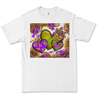 White mardi gras hearts tumbler bbs Premium Tee - BundleAndBundleShop