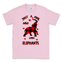 Bubblegum Pink Just a girl who loves Elephants - Elephant Classic Tee - Bettercallsaul