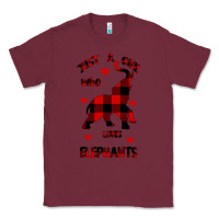 Burgundy Just a girl who loves Elephants - Elephant Classic Tee - Bettercallsaul