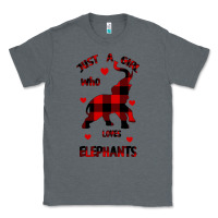 Charcoal Heather Just a girl who loves Elephants - Elephant Classic Tee - Bettercallsaul