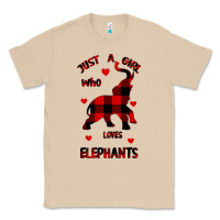 Mushroom Just a girl who loves Elephants - Elephant Classic Tee - Bettercallsaul