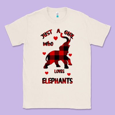 Just A Girl Who Loves Elephants - Elephant Classic Tee Designed By Bettercallsaul