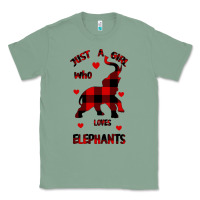 Sage Just a girl who loves Elephants - Elephant Classic Tee - Bettercallsaul