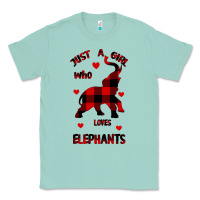 Seafoam Just a girl who loves Elephants - Elephant Classic Tee - Bettercallsaul