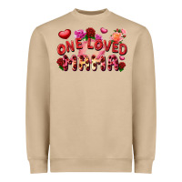 Mushroom One loved mama Valentine's Day Heavyweight Sweatshirt - FaDigitalArtStudio