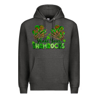 Charcoal Heather Shake Your Shamrocks Premium Hoodie - FaDigitalArtStudio