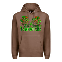 Chestnut Shake Your Shamrocks Premium Hoodie - FaDigitalArtStudio