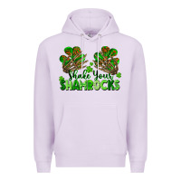 Lilac Shake Your Shamrocks Premium Hoodie - FaDigitalArtStudio