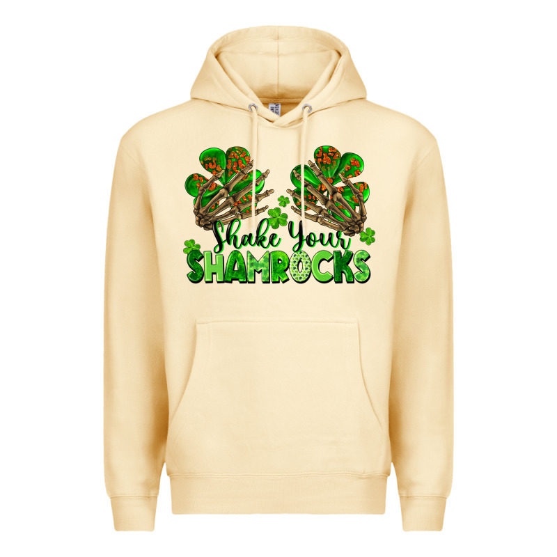 Shake Your Shamrocks Premium Hoodie by FaDigitalArtStudio | Teevron