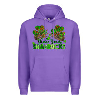 Purple Shake Your Shamrocks Premium Hoodie - FaDigitalArtStudio