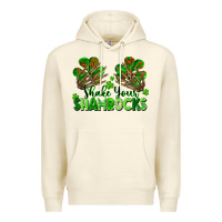 Sandshell Shake Your Shamrocks Premium Hoodie - FaDigitalArtStudio