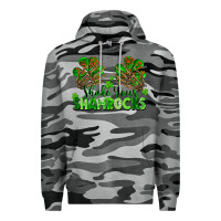 Slate Camo Shake Your Shamrocks Premium Hoodie - FaDigitalArtStudio