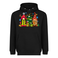 Black gnome Christmas Heavyweight Hoodie - CowhideDigitalArt