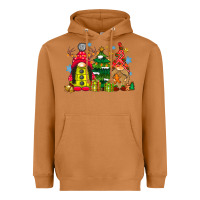 Meerkat gnome Christmas Heavyweight Hoodie - CowhideDigitalArt