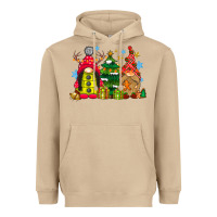 Mushroom gnome Christmas Heavyweight Hoodie - CowhideDigitalArt