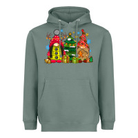 Sage gnome Christmas Heavyweight Hoodie - CowhideDigitalArt