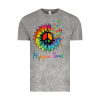 Cloud Rock daisy peace sign hippie soul retro hippie flower lovers t shirt Vintage Tee - baoMotion
