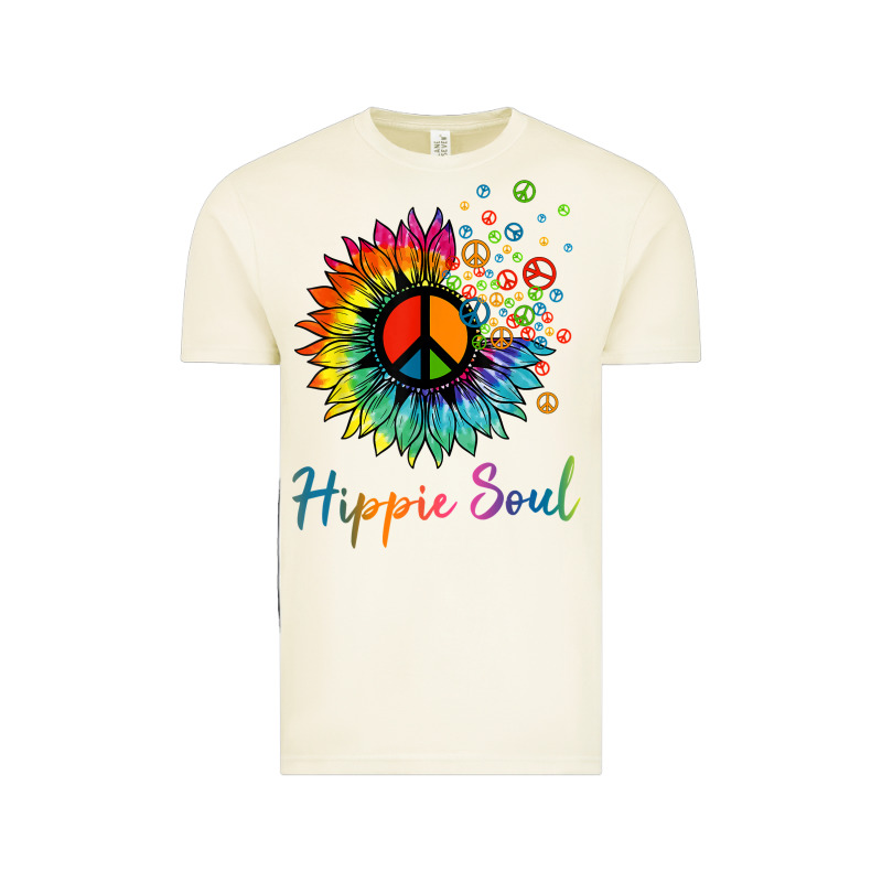 Daisy Peace Sign Hippie Soul Retro Hippie Flower Lovers T Shirt Vintage Tee by baoMotion | Teevron