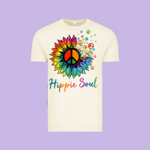Daisy Peace Sign Hippie Soul Retro Hippie Flower Lovers T Shirt Vintage Tee Designed By Baomotion