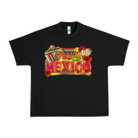 Black Viva Mexico Urban Heavy Tee - texasbilliewilder
