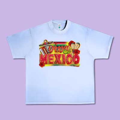 Viva Mexico Urban Heavy Tee Designed By Texasbilliewilder