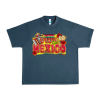 Midnight Navy Viva Mexico Urban Heavy Tee - texasbilliewilder