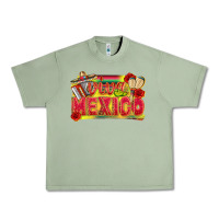 Oil Green Viva Mexico Urban Heavy Tee - texasbilliewilder