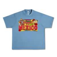Pebble Blue Viva Mexico Urban Heavy Tee - texasbilliewilder