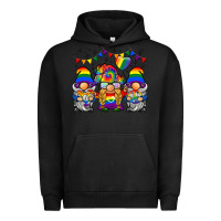 Pigment Black lgbtq gnome Urban Hoodie - BarkalooDesign