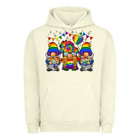 Pigment Pistachio lgbtq gnome Urban Hoodie - BarkalooDesign
