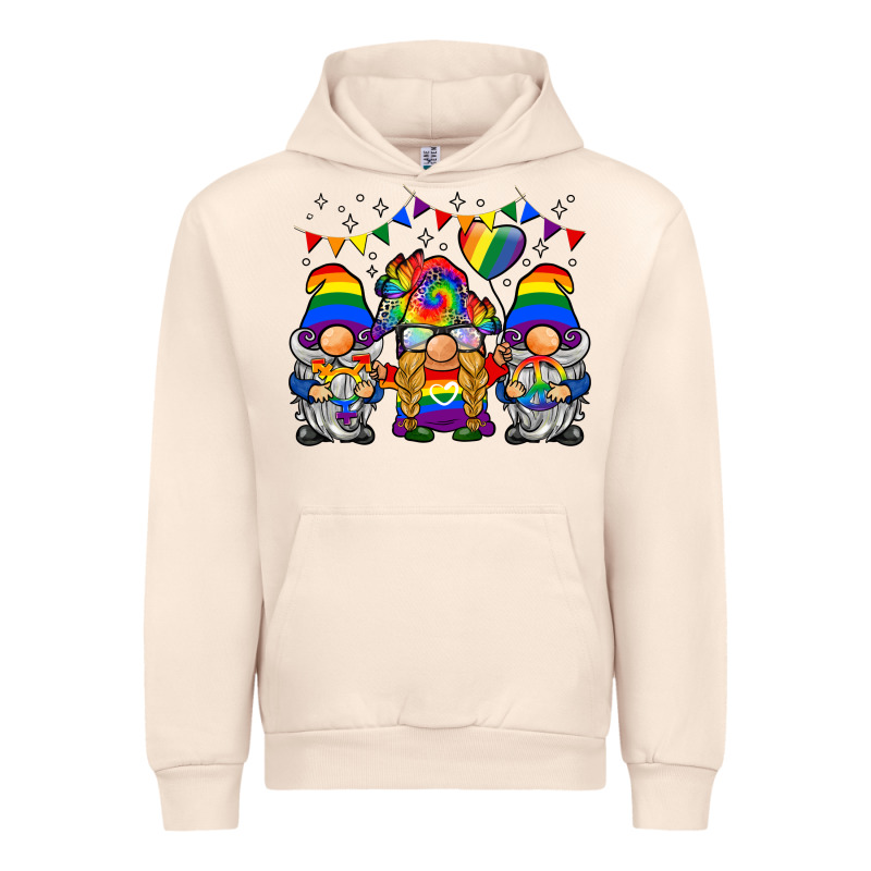 Lgbtq Gnome Urban Hoodie by BarkalooDesign | Teevron