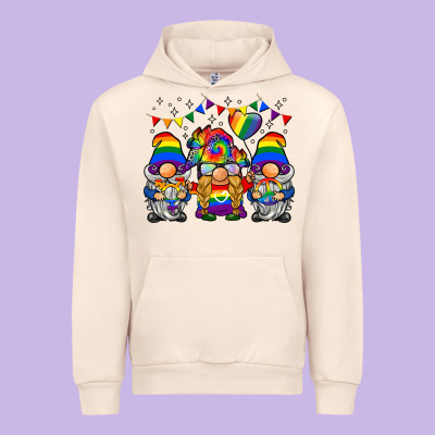 Lgbtq Gnome Urban Hoodie Designed By Barkaloodesign