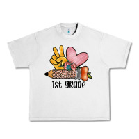 Lunar Rock peace love 1st grade Urban Heavy Tee - JahusDesignShop