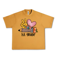 Peanut Butter peace love 1st grade Urban Heavy Tee - JahusDesignShop