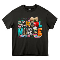 Asphalt school nurse Heavy Core Tee - NancyCooperArtShop