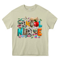 Mossy school nurse Heavy Core Tee - NancyCooperArtShop
