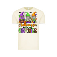 Halloween With My Gnomies Vintage Tee | Teevron