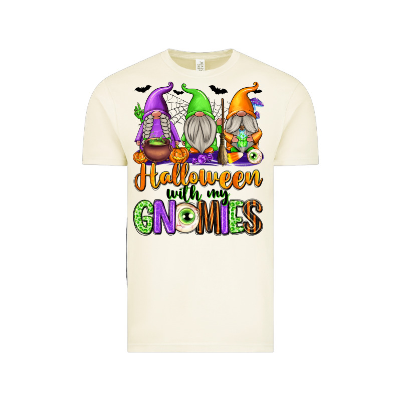 Halloween With My Gnomies Vintage Tee by texasbilliewilder | Teevron