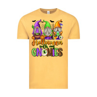 Vintage Mustard halloween with my gnomies Vintage Tee - texasbilliewilder