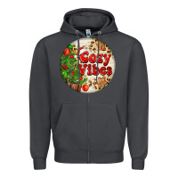 Smoke Cozy vibes Zipper Hoodie - FaDigitalArtStudio