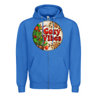 True Royal Cozy vibes Zipper Hoodie - FaDigitalArtStudio