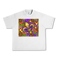 Lunar Rock Mardi Gras fleur de lis Urban Heavy Tee - NancyCooperArtShop