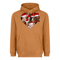 Meerkat farm animals christmas Heavyweight Hoodie - CowhideDigitalArt