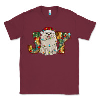 Burgundy pomeranian christmas joy Classic Tee - RanaPortraitStore