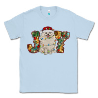 Dusty Blue pomeranian christmas joy Classic Tee - RanaPortraitStore