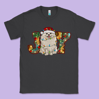 Pomeranian Christmas Joy Classic Tee Designed By Ranaportraitstore