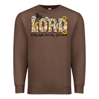 Chestnut the lord is my light and my salvation Premium Sweatshirt - CowhideDigitalArt