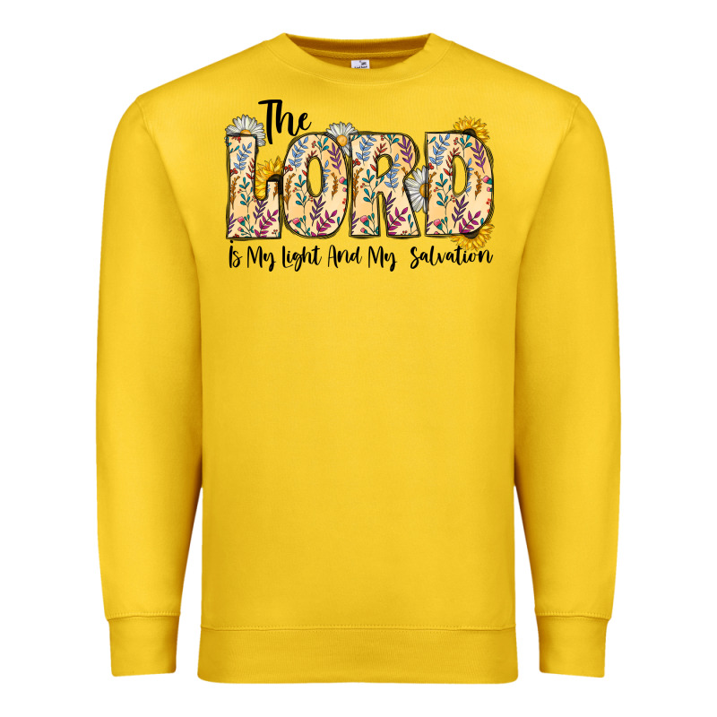 The Lord Is My Light And My Salvation Premium Sweatshirt by CowhideDigitalArt | Teevron