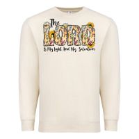 Sandshell the lord is my light and my salvation Premium Sweatshirt - CowhideDigitalArt